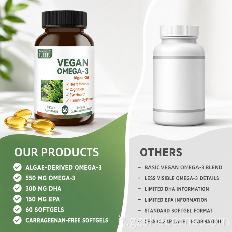 Vegan Omega 3 Algae Softgels5